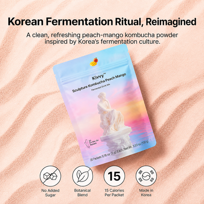Korean Debloat Kombucha Beverage