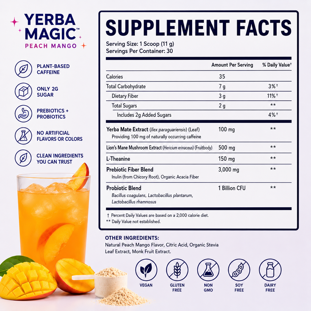 Yerba Magic™ Energy & Gut Health Blend