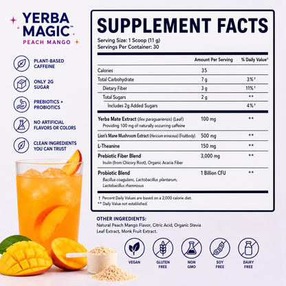 Yerba Magic™ Energy & Gut Health Blend