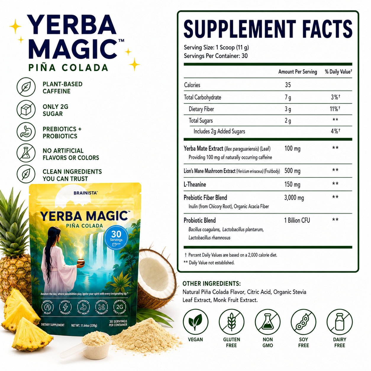 Yerba Magic™ Energy & Gut Health Blend