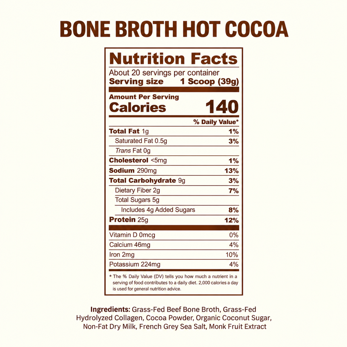 Bone Broth Hot Cocoa